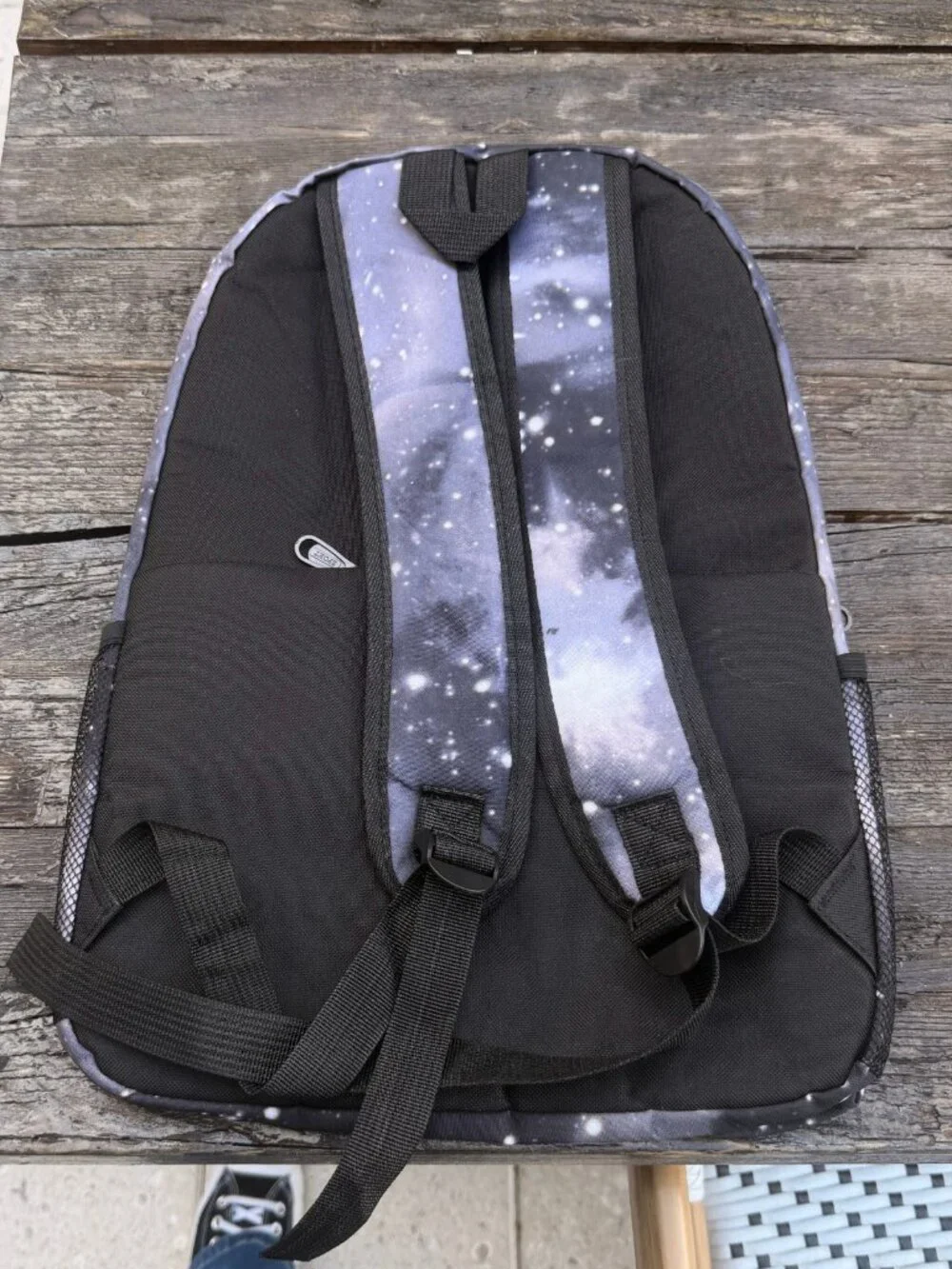 RARE Overwatch Space Galaxy Backpack - Video Gaming Bag Sport Grey Black Unused